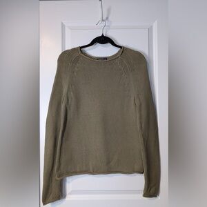 J. Crew Mercantile 100% Cotton Rollneck Sweater Olive Green Size Extra Small